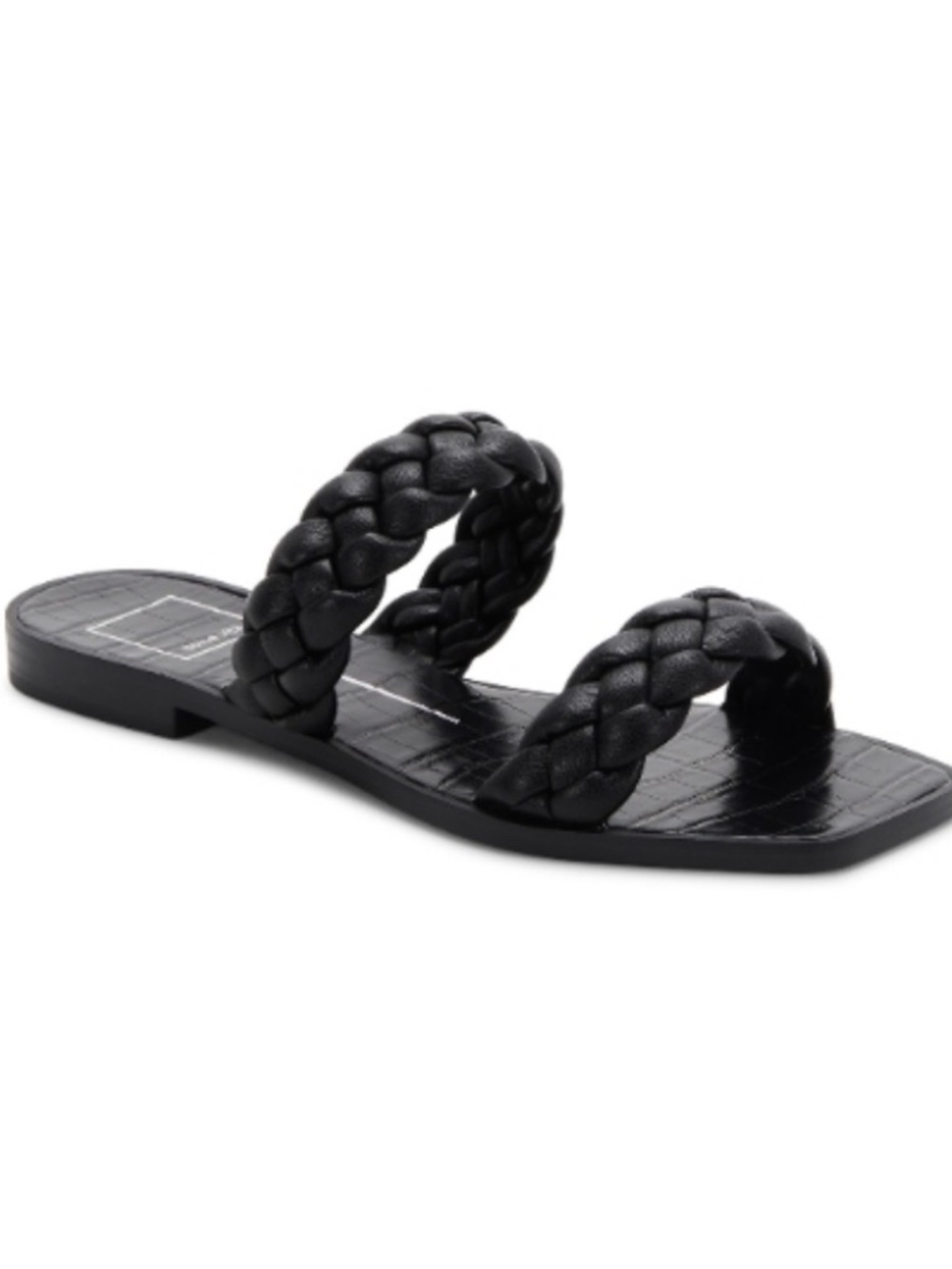 Dolce Vita Indy Black Flat Sandal - 8.5